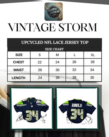 Upcycled NFL Lace Jersey Top