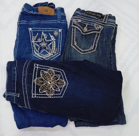 CR8191 Y2K Flare Jeans