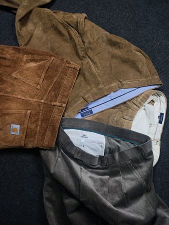 Branded Corduroy Pants