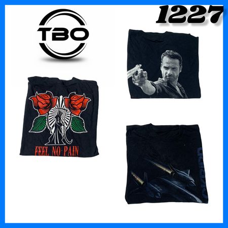 Printed T-Shirts (Brands) Delta & Hanes etc #1227.