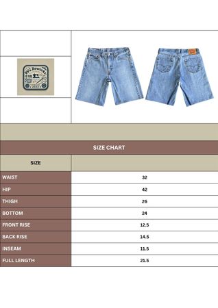 Upcycled Denim Shorts