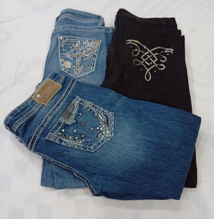 CR8199 Y2K Flare Jeans