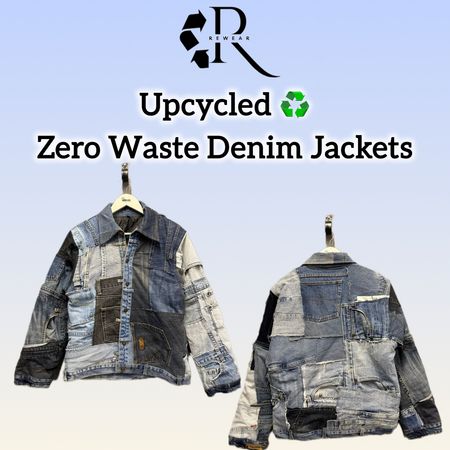 Upcycled Zero Waste Denim Jackets