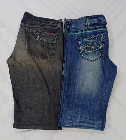 CR8201 Y2K Flare Jeans