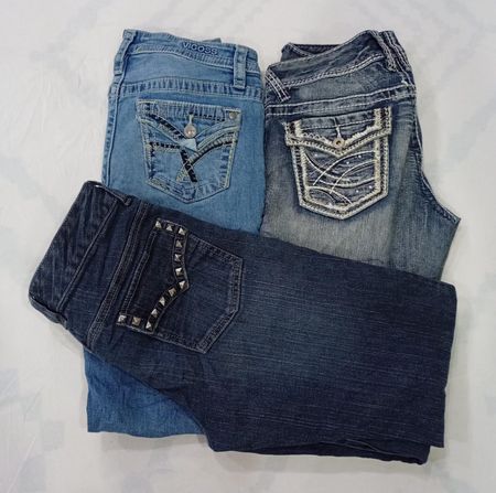 CR8202 Y2K Flare & Straight Jeans