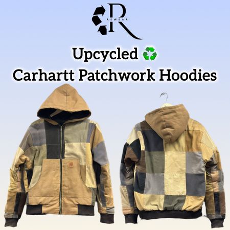 Upcycled Carhartt Patchwork Hoodie