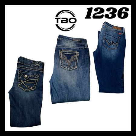 Y2k Embroidery jeans (Brands) ViGOSS , Silver & America Eagle #1236.🦅