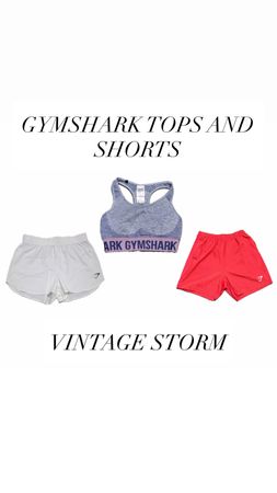 Gym Shark Tops And Shorts