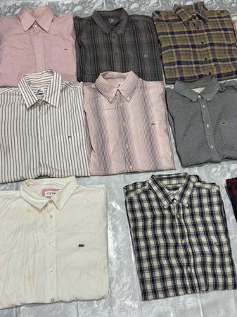 Camisas de algodón Lacoste