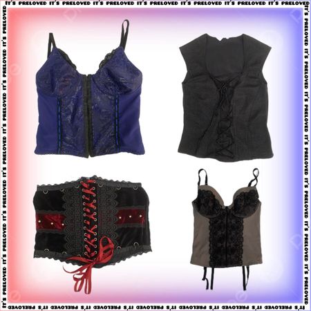 Gothic Femme-Corsets, Lace and Velvet Tops, Mesh Tops (SS-2367)