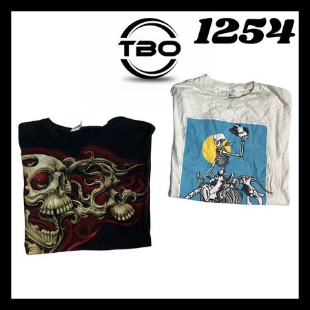Skeleton Printed T-Shirts (Celebrate together & Delta etc #1254.