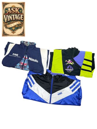 Authentic 80’s 90’s crazy windbreaker