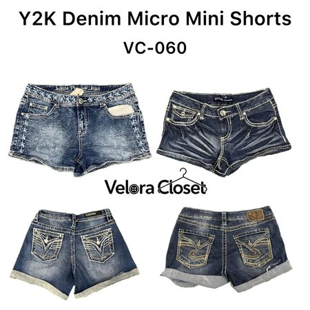 Y2K Denim Mini Shorts