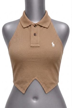Upcycle Ralph Lauren Polo Halter Top  (Dv -05)