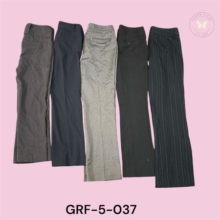 Chic Low Rise Business Casual Pants (GRF-5-037)