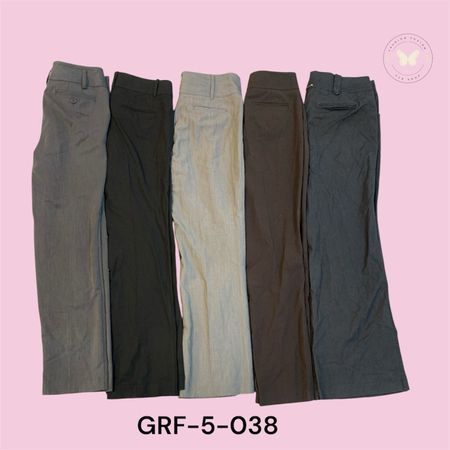 Retro Low Waist Corporate Chic Trousers (GRF-5-038)