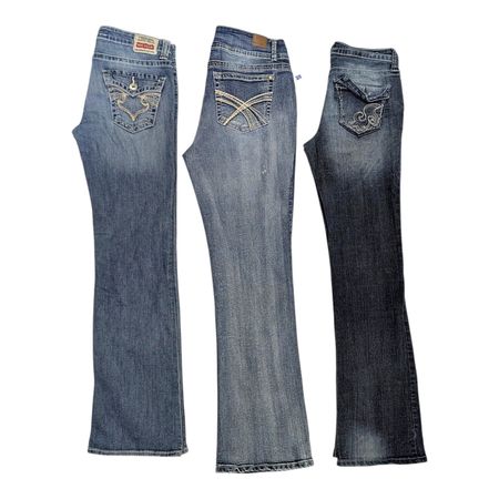 Y2K Embroidered Flare Jeans
