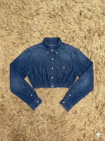 Upcycle Ralph Lauren Blouses Crop Tops (DV -05)