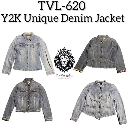 Y2K Unique Denim Jacket (TVL-620)