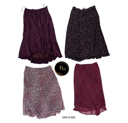 Y2K Printed Poly Skirt – Retro Aesthetic Mini Skirt  (GRV-5-002)