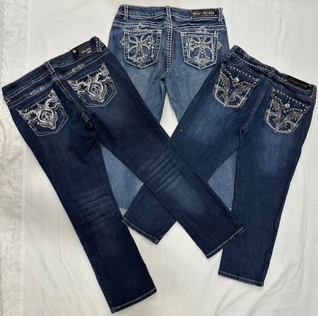 Y2K capri jeans B#052 Mix brand