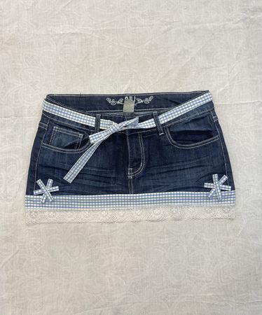 Upcycle Denim Mini Skirt (DV -05)