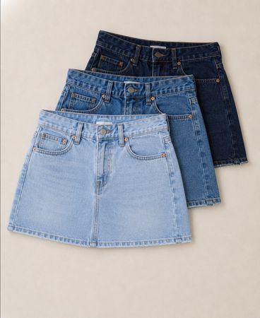 Y2K Denim Mini Skirts