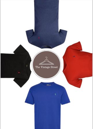 Ralph Lauren Round Neck/V-Neck T-shirts (sizes from m(10-12) upto Xxl