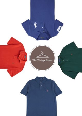 Ralph Lauren Polo Shirts-120 pieces sizes from m(10-12) upto xxl