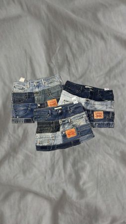 Upcycled Levi’s Belted Skirt