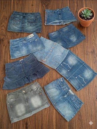 Y2K Aesthetic | Denim Skirts for Every Vibe
(MSK-175)