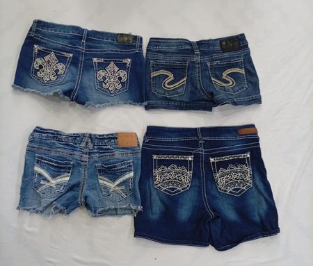 CR8239 Y2K Mini Denim Shorts