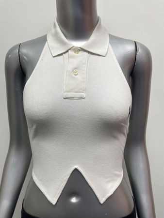 Upcycled Ralph Lauren Polo Halter Tops