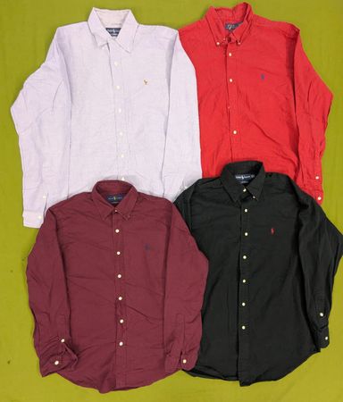 💥 RV3366 Ralph Lauren Plain Men Shirts