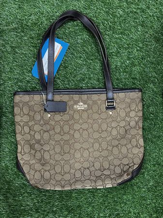 Monogram coach bag