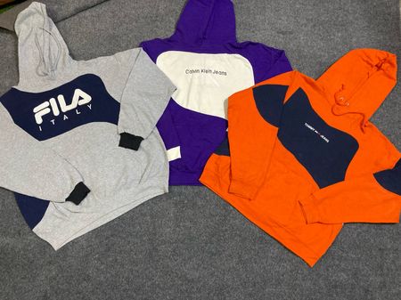 Upcycle Mixed Branded Hoodie