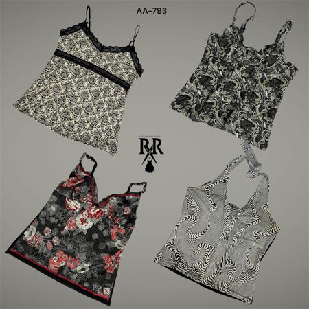 Y2K Soft Girl Cami Tops (AA-793)