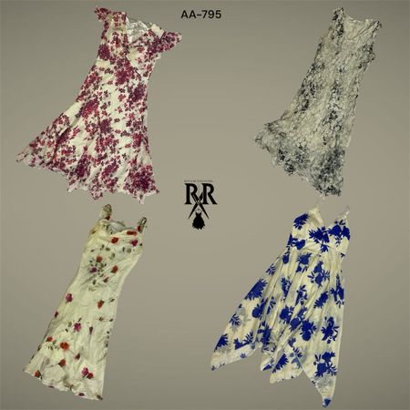 Y2K Iconic Girl Floral Summer Dresses (AA-795)