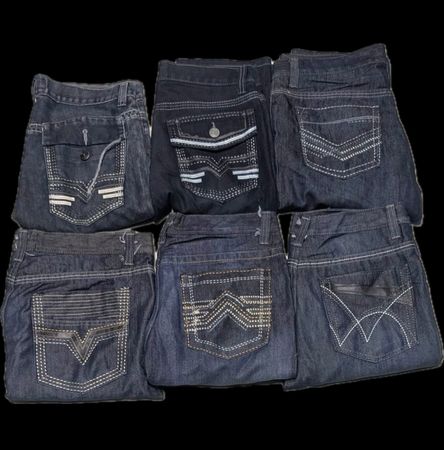 QUILTED $ LNIONS GREAT OTHER MIX BRANDS JEANS (ID 013)