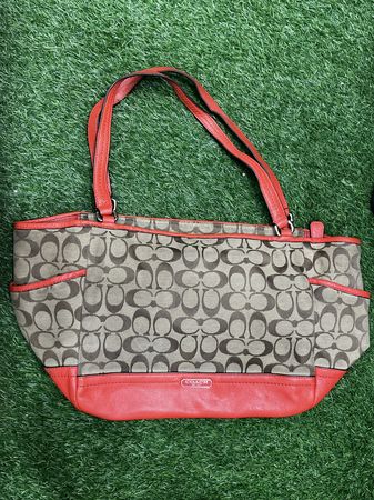 Monogram coach bag