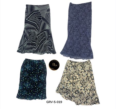 Vintage Inspired Poly Skirt – Everyday Y2K Wear (GRV-5-019)