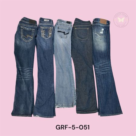 Vintage Y2K Low Waist Denim(GRF-5-051)