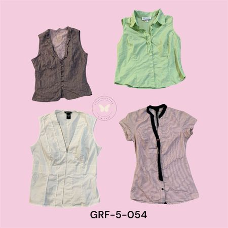 Lightweight Cotton Y2K Blouse (GRF-5-054)