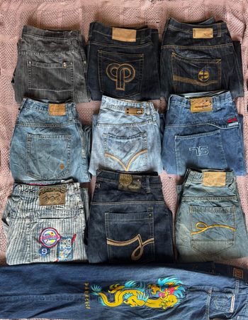 Denim hip hop pants 26 pieces