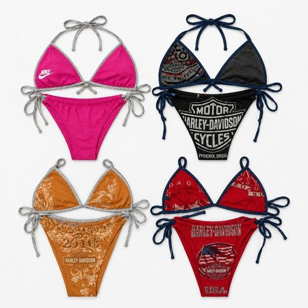 CR8258 Upcycled Mixed Branded Bikini Sets