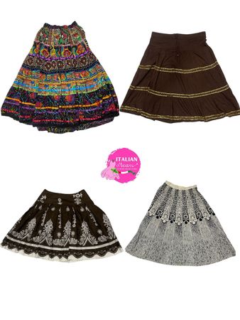 Y2k grunge core cotton skirts