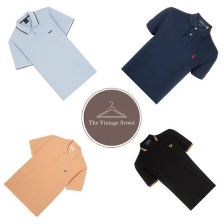 Mix Branded Polo Shirts (Ralph Lauren, Hugo Boss, Fred Perry, Lacoste, Tommy Hilfiger)- 40 Pieces