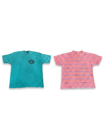 (FV-1397) Solid Color Single - Stitch T-shirt