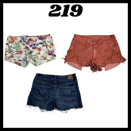 Mix Branded  Shorts (Brands) American eagle & Aerocombi fitch #219.🦅 🩳