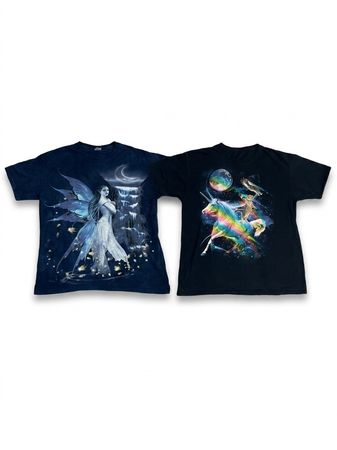 (FV-1394) The Mountain Printed T-Shirts